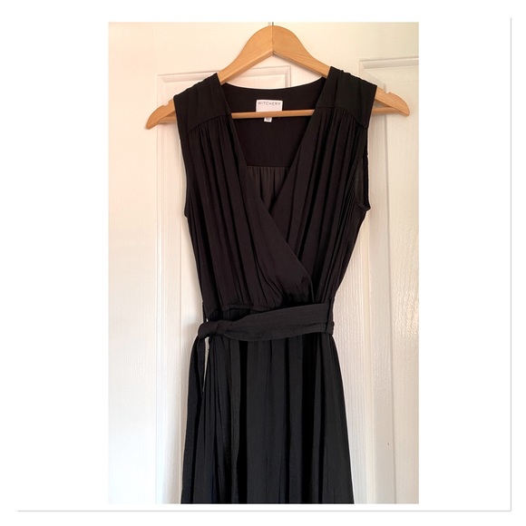 Witchery Black Sleeveless Drape Dress - Picture 2 of 3